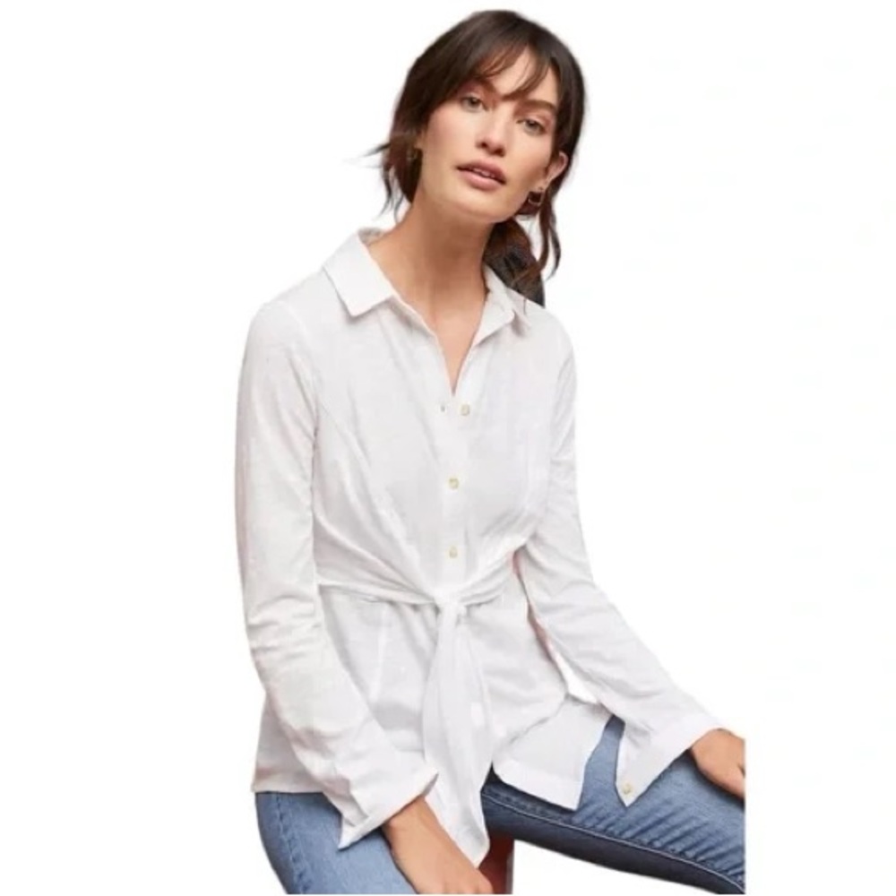 ANTHRO | Maeve Claudette Button Down Shirt‎